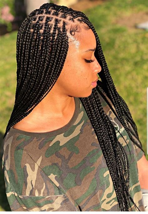 Styles For Knotless Braids - Braids Hairstyles
