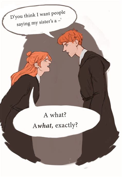 Ginny and Ron | Harry potter ginny, Ginny weasley, Harry potter comics