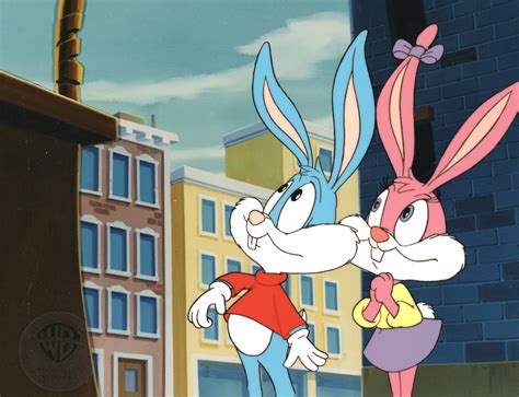 Tiny Toons Original Production Cel: Babs Bunny and Buster Bunny - Etsy