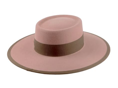 Dusty Pink Western Hat - The Baron | Agnoulita Hats