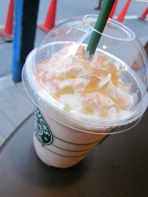 Cherry Blossom Frappuccino at Starbucks | Cherry blossom frappuccino ...