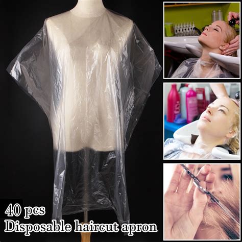 Disposable Waterproof Hair Salon Capes Washing Pads Shampoo Cape Barber ...