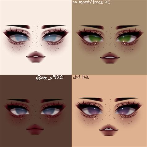 🌹 on Twitter: "roblox face decal warm up 👍"