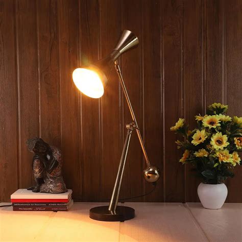 Copper Finish Flexible Modern Aluminium Study Lamp - WallMantra