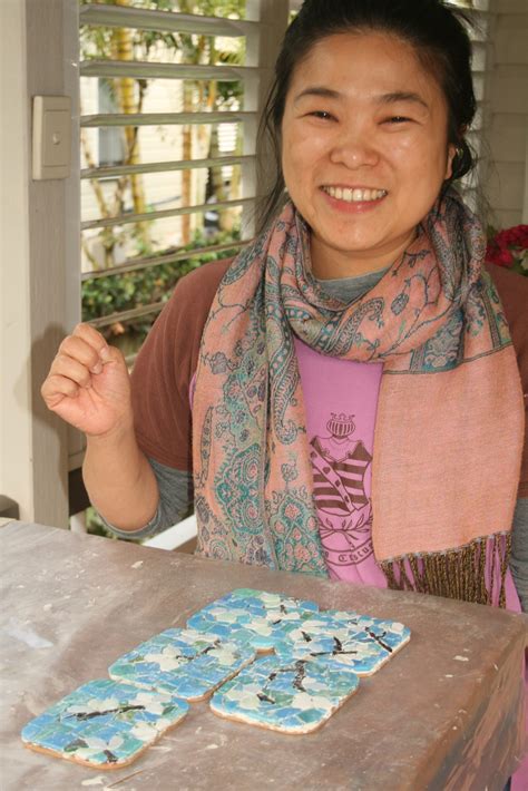 Beginner to Advanced Student gallery of Mosaic Art work