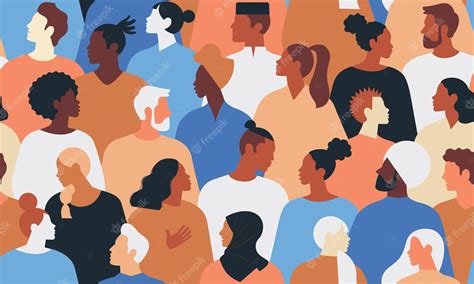 Grupo diverso de gente elegante parados juntos | Vector Premium