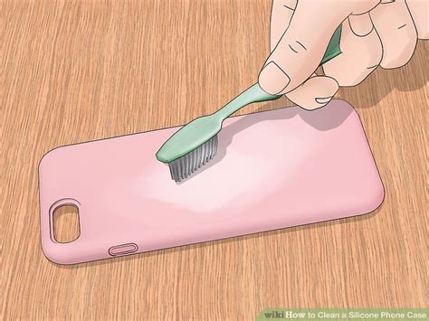 how to clean a white phone case