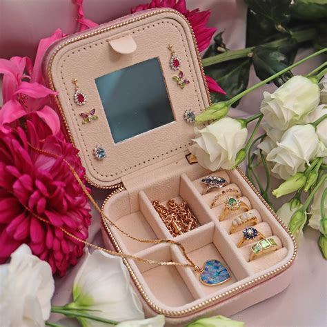 Pink Jewellery Travel Case | Ellibelle Jewellery