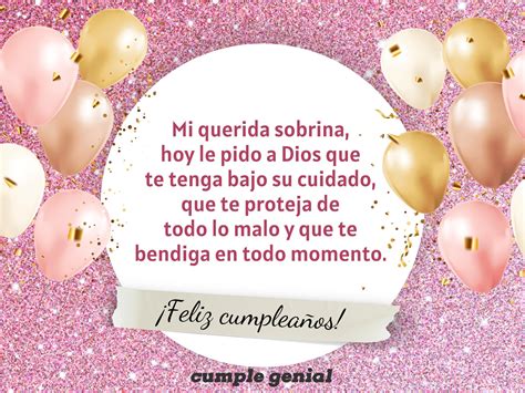 Tarjetas De Cumple Anos Sobrina