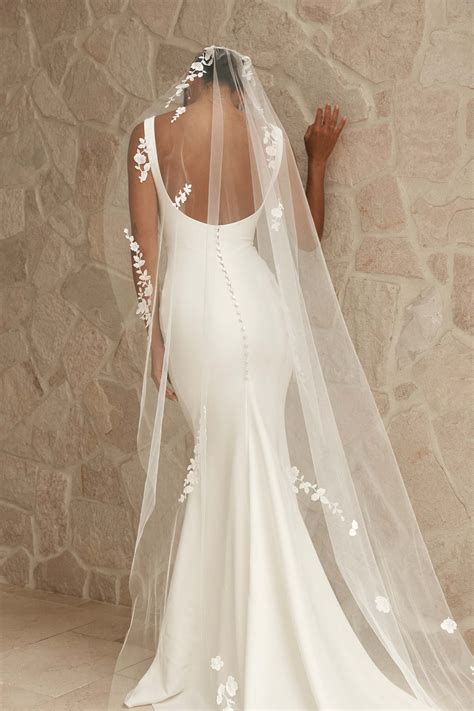 Pierlot Veil | Floral Tulle Veil – Grace Loves Lace US