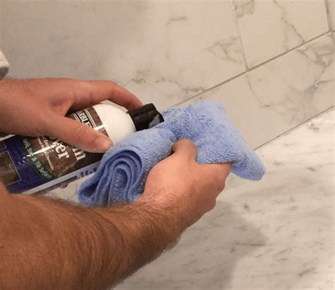 how to clean marble shower