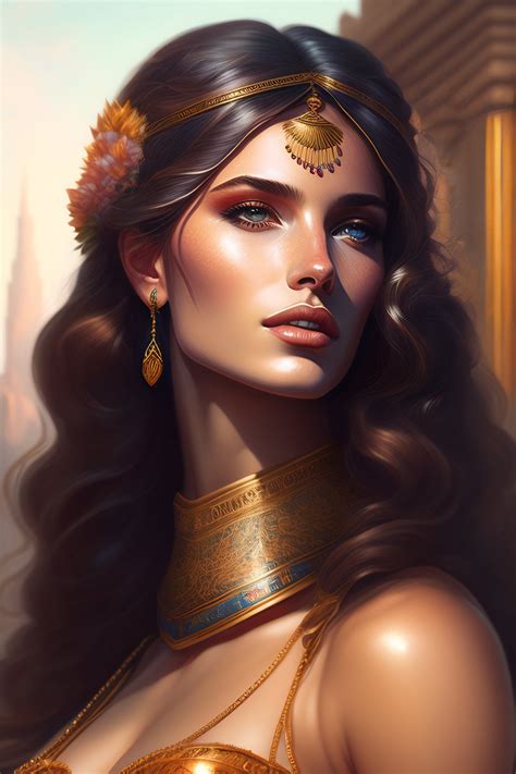 Lexica - Long shot, lomography portrait of aphrodite, and powerful