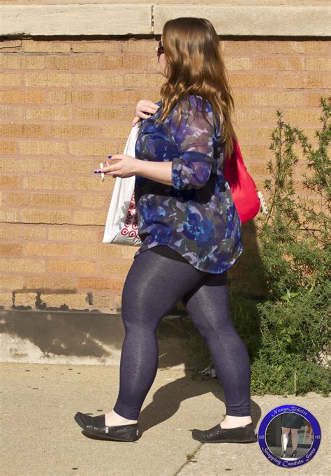 Candid BBWs & Others — Wasn’t sure I was taking pics of her, smiled when...