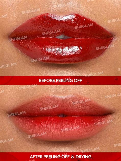 SHEGLAM Peel Talk Lip Tint-Samesies Long-Lasting Waterproof Liquid ...