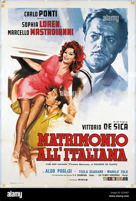 Film Posters: Marriage Italian Style, 1964, Directed By Vittorio De ...