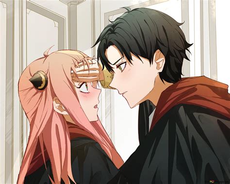 Spy x Family - Teens Anya and Damian 4K wallpaper download