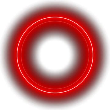 Neon Red Circle Vector Art PNG Images | Free Download On Pngtree