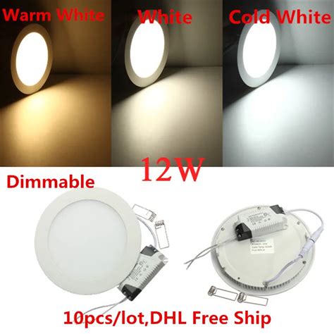 Lowest price! Dimmable LED Ceiling Light 12W Dimmable LED Panel Light ...