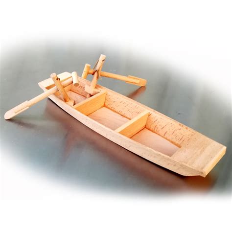 Wooden Mini Boat Model Small Wooden Fishing Boat Small Model Boat for ...