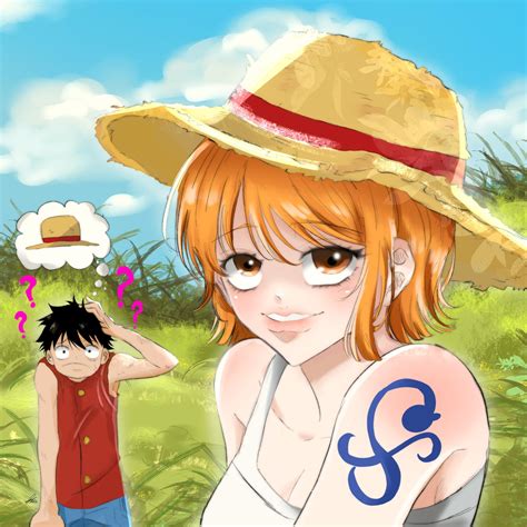 Nami and the straw hat by me : r/OnePiece
