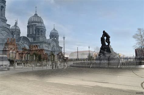Лысьва тогда и сейчас, фотоколлажи: immrill — LiveJournal