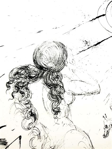 Salvador Dalí­ - Salvador Dali - Nude, Horse and Death For Sale at