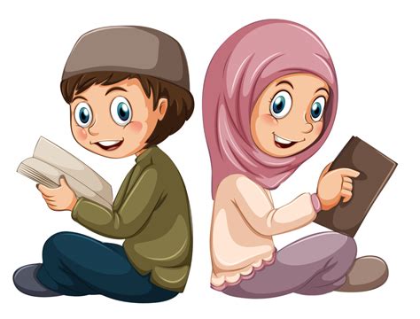 gambar kartun islami png
