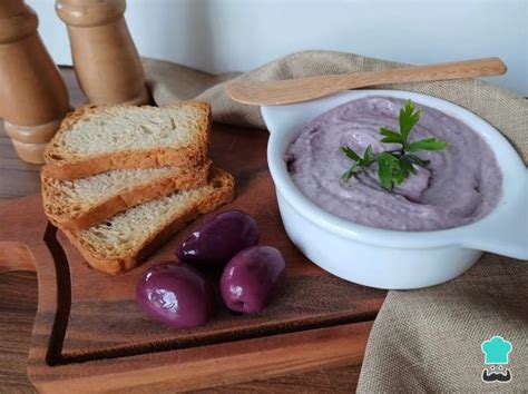 Pate De Ricota E Azeitona - Patê de azeitona preta com ricota - Fácil