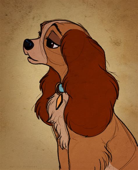 Lady by Kitchiki.deviantart.com on @DeviantArt | La dama y el vagabundo ...