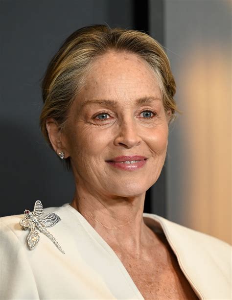 Sharon Stone Goes Practically Makeup-Free at The Governors Awards | Vogue