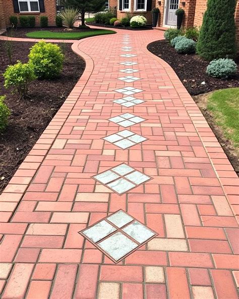 how to put in a brick walkway