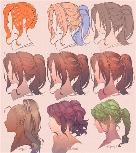 🍬 Procreate Free Brushes 🍬 on Instagram: “Drawing hair with kawanocy(on ...