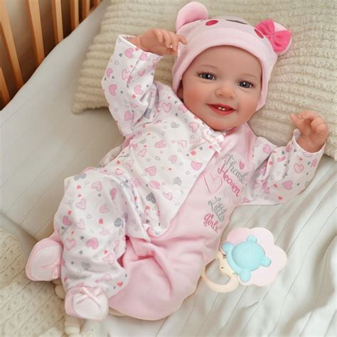 BABESIDE Lifelike Reborn Baby Dolls - Leen, 20-Inch Lovely Awake ...