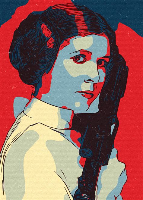 Princess Leia Artwork Painting by New Art