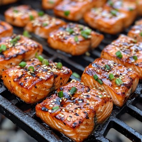 korean bbq grilled salmon