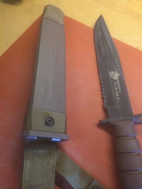 USMC bayonet okc3s With Logo On Blade | #1996475378