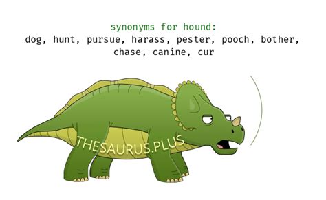 More 1340 Hound Synonyms. Similar words for Hound.