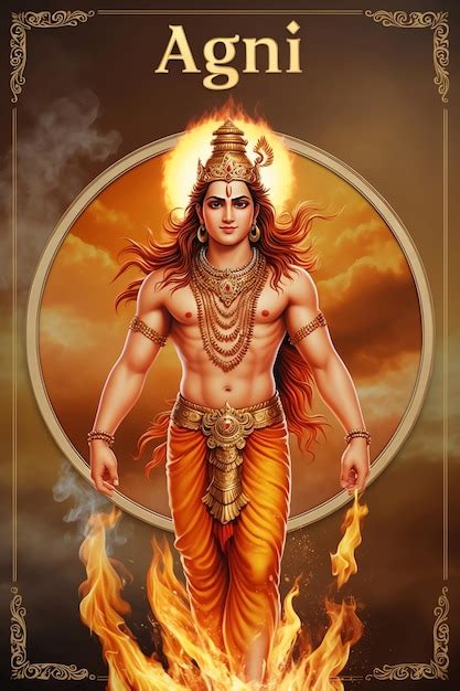 Agni Deity in Hindu Mythology | Premium AI-generated image