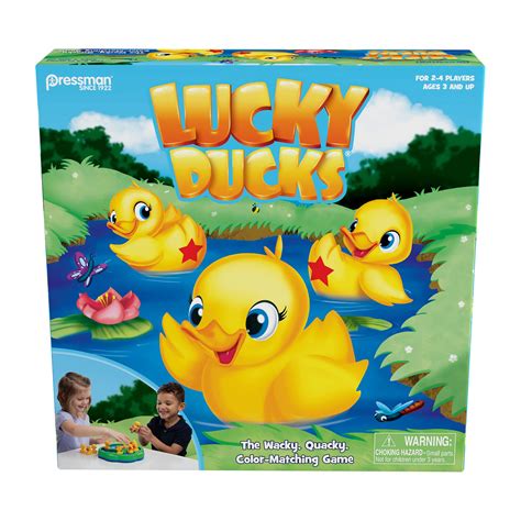Amazon.com: Pressman Lucky Ducks - The Memory and Matching Game that
