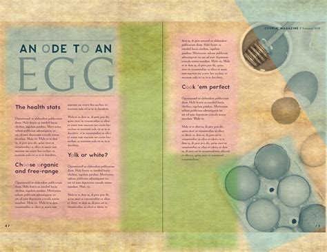 Magazine Article Layout Examples
