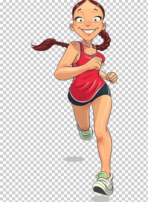 Hot Australian Girl Runner Clipart