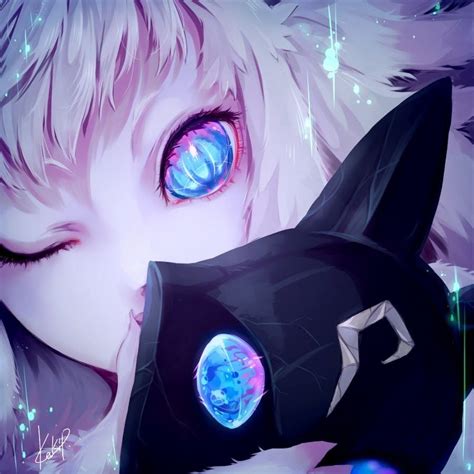 Kindred | Киндред @League of Legends @Лига Легенд #LoL #ЛоЛ | Anime art ...