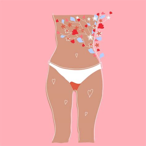 leaflet about menstruation. Menstruation causes discomfort and possible