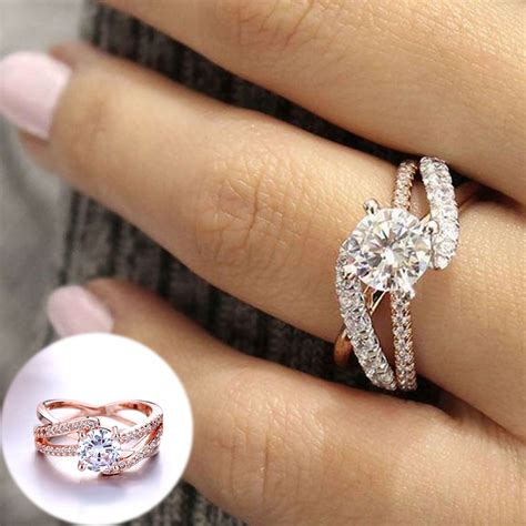 Hlzmart Wedding Rings for Women Clearance Wedding Band In Titanium