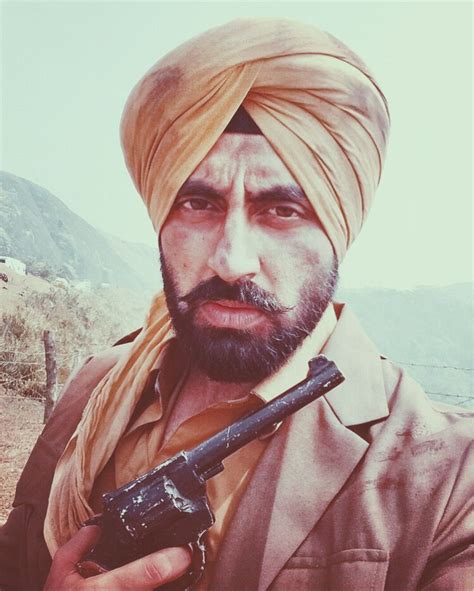Sikh Soldier from world war , vintage photograph. Actor Simarjeet as ...