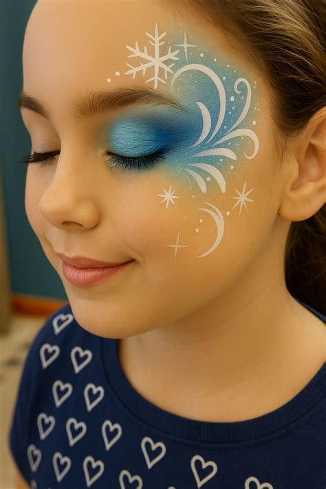 frozen paint   face painting easy girl face painting face