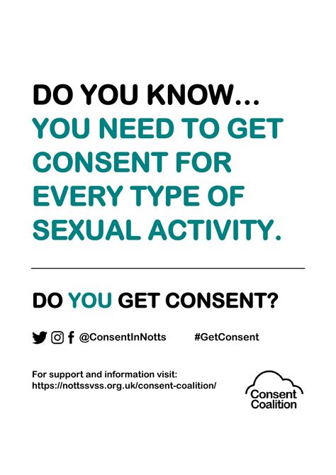 Consent Coalition - Consent for every type of activity | Notts SVS Services