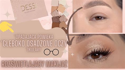 LEKCJA MAKIJAŻU | SPOTLIGHT Opadająca powieka, głęboko osadzone oczy ...