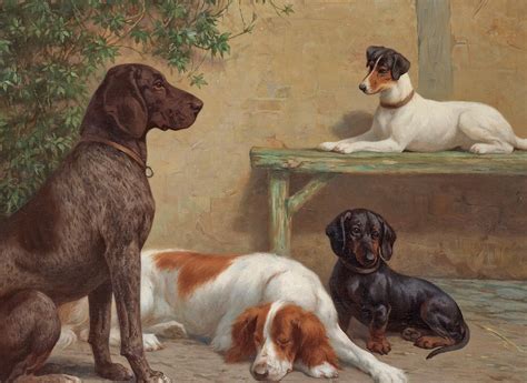 vintage animal painting