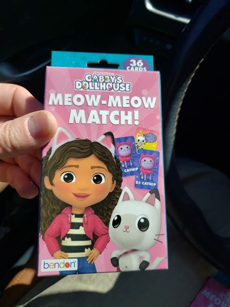 Gabby’s Dollhouse Meow-Meow Match Card Game Pack With 36 Cards New In